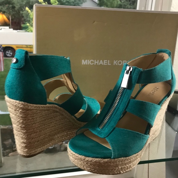 Michael Kors Shoes - NWT Michael Kors Danita Espadrille Wedge Sandals